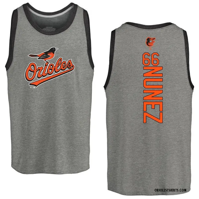 Men's Anthony Nunez Baltimore Orioles Backer Tri-Blend Tank Top - Ash