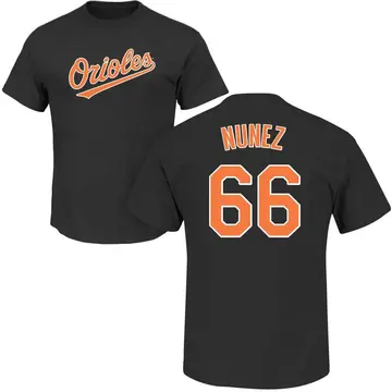 Men's Anthony Nunez Baltimore Orioles Roster Name & Number T-Shirt - Black