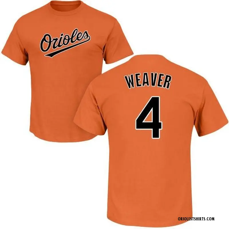 Men's Earl Weaver Baltimore Orioles Roster Name & Number T-Shirt - Orange
