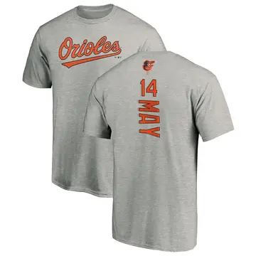 Men's Lee May Baltimore Orioles Backer T-Shirt - Ash