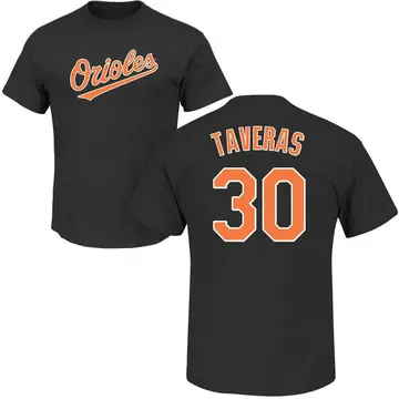 Men's Leody Taveras Baltimore Orioles Roster Name & Number T-Shirt - Black
