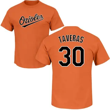 Men's Leody Taveras Baltimore Orioles Roster Name & Number T-Shirt - Orange