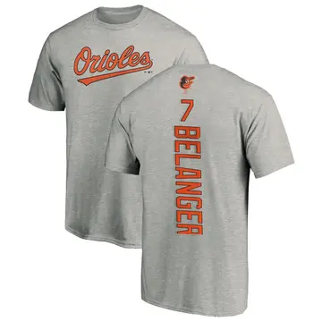 Men's Mark Belanger Baltimore Orioles Backer T-Shirt - Ash