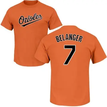 Men's Mark Belanger Baltimore Orioles Roster Name & Number T-Shirt - Orange