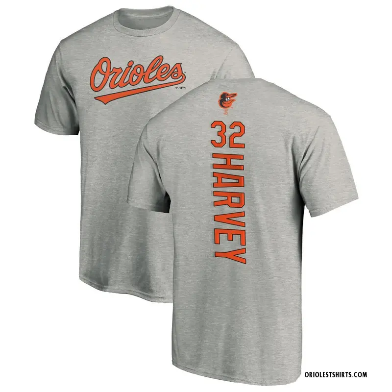 Men's Matt Harvey Baltimore Orioles Backer T-Shirt - Ash