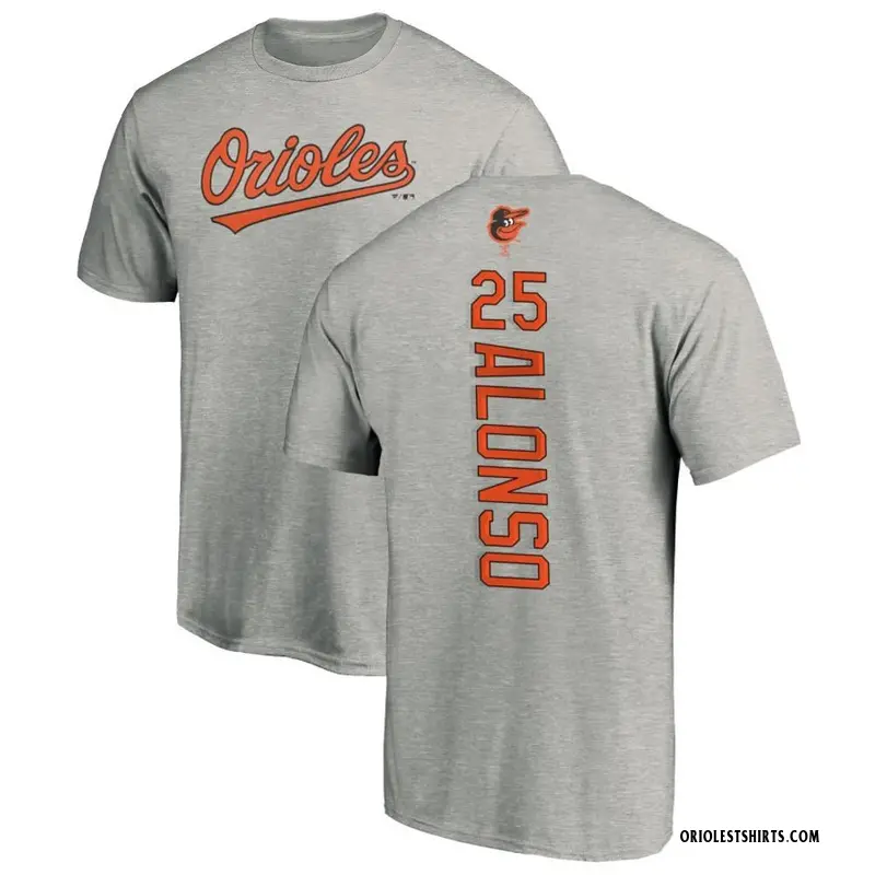 Men's Pete Alonso Baltimore Orioles Backer T-Shirt - Ash