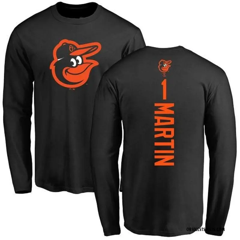 Men's Richie Martin Baltimore Orioles Backer Long Sleeve T-Shirt - Black