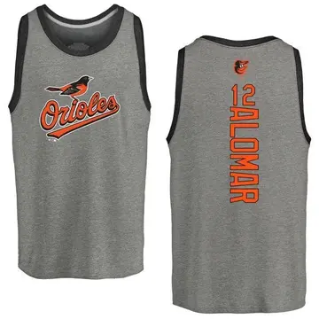 Men's Roberto Alomar Baltimore Orioles Backer Tri-Blend Tank Top - Ash