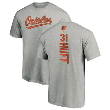 Men's Sam Huff Baltimore Orioles Backer T-Shirt - Ash