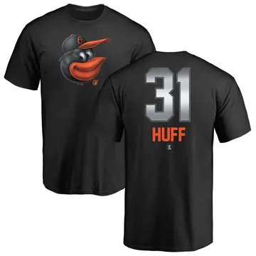 Men's Sam Huff Baltimore Orioles Midnight Mascot T-Shirt - Black