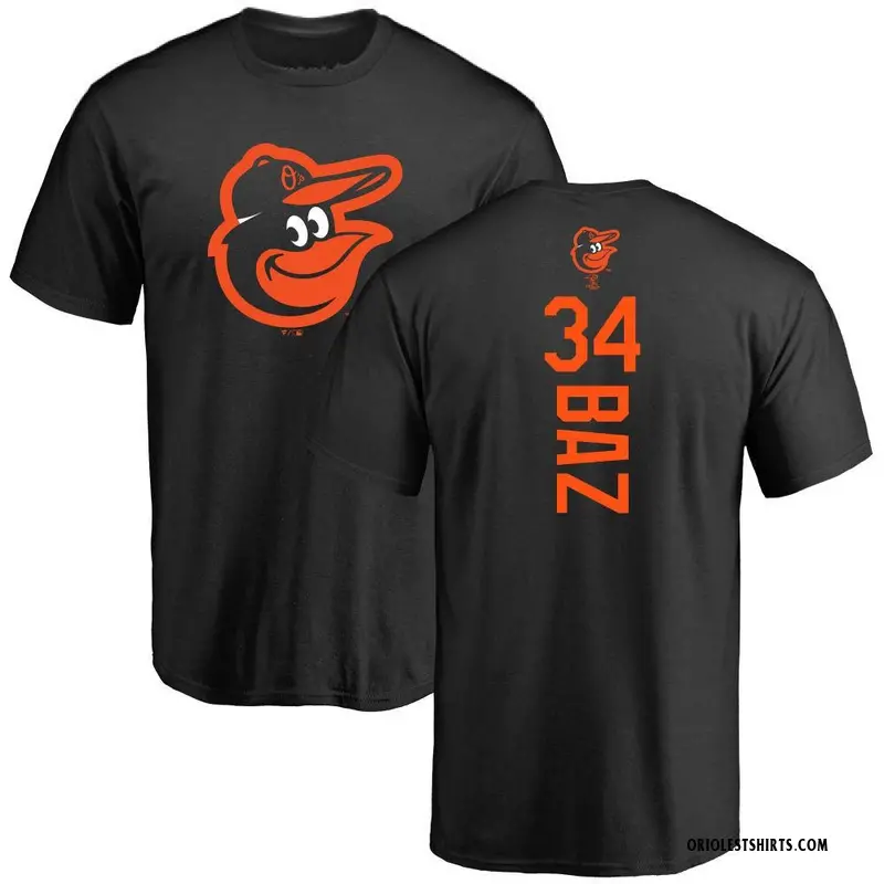 Men's Shane Baz Baltimore Orioles Backer T-Shirt - Black