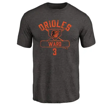 Men's Taylor Ward Baltimore Orioles Base Runner Tri-Blend T-Shirt - Black