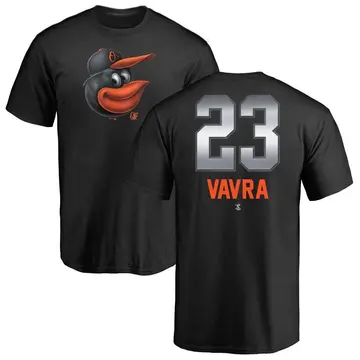 Men's Terrin Vavra Baltimore Orioles Midnight Mascot T-Shirt - Black