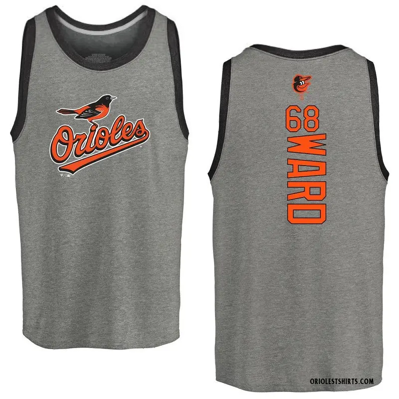 Men's Thaddeus Ward Baltimore Orioles Backer Tri-Blend Tank Top - Ash