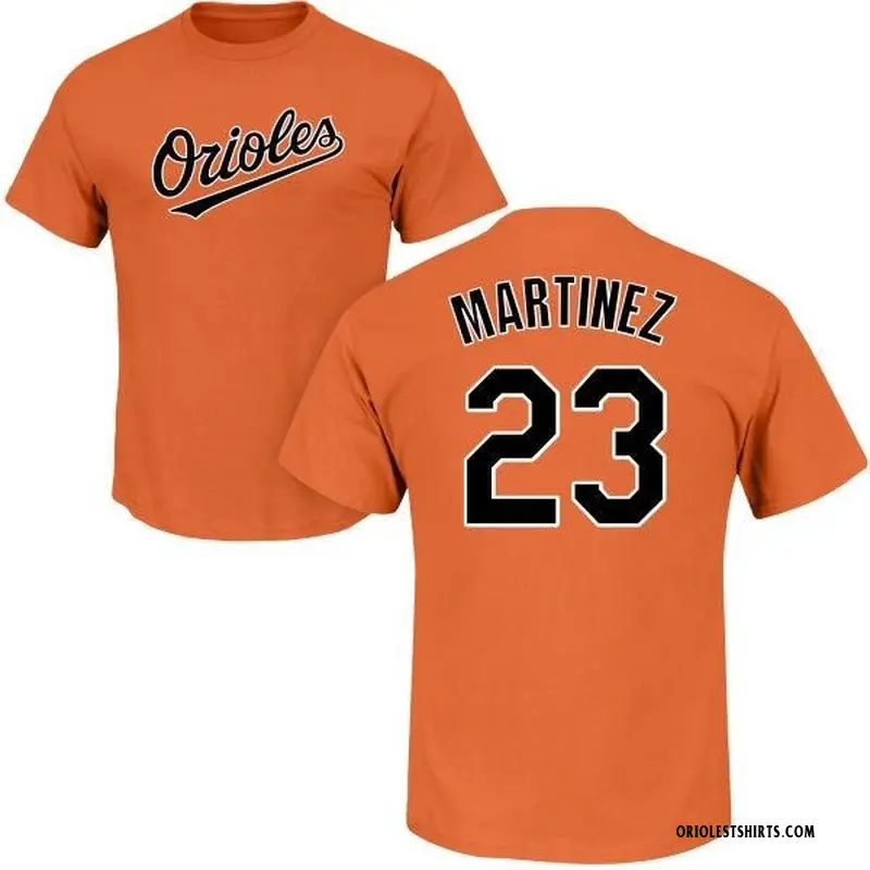 Men's Tippy Martinez Baltimore Orioles Roster Name & Number T-Shirt - Orange