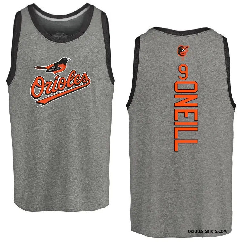 Men's Tyler O'Neill Baltimore Orioles Backer Tri-Blend Tank Top - Ash