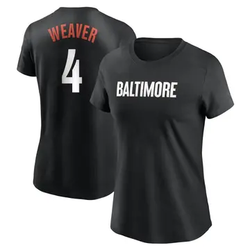 Women's Earl Weaver Baltimore Orioles Black 2023 City Connect Name & Number T-Shirt