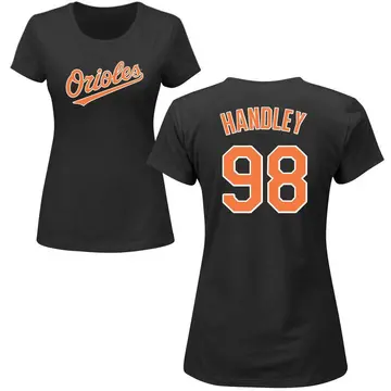 Women's Maverick Handley Baltimore Orioles Roster Name & Number T-Shirt - Black