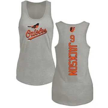 Women's Reggie Jackson Baltimore Orioles Backer Tri-Blend Tank Top - Ash