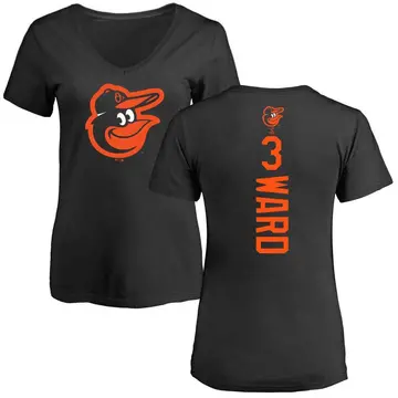 Women's Taylor Ward Baltimore Orioles Backer Slim Fit T-Shirt - Black