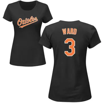 Women's Taylor Ward Baltimore Orioles Roster Name & Number T-Shirt - Black