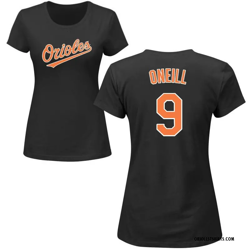 Women's Tyler O'Neill Baltimore Orioles Roster Name & Number T-Shirt - Black