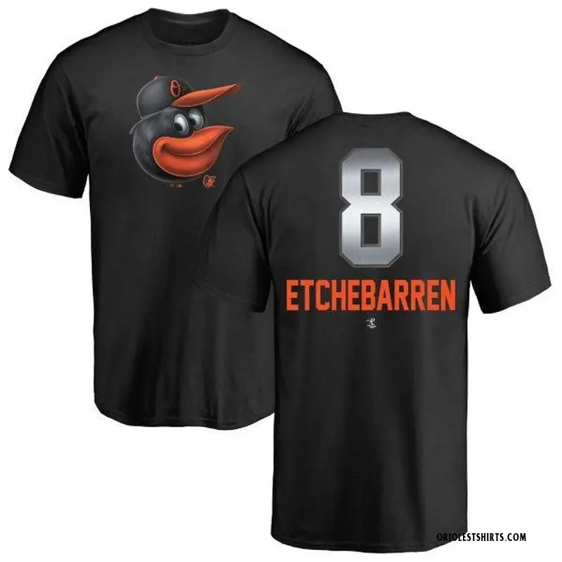 Youth Andy Etchebarren Baltimore Orioles Midnight Mascot T-Shirt - Black