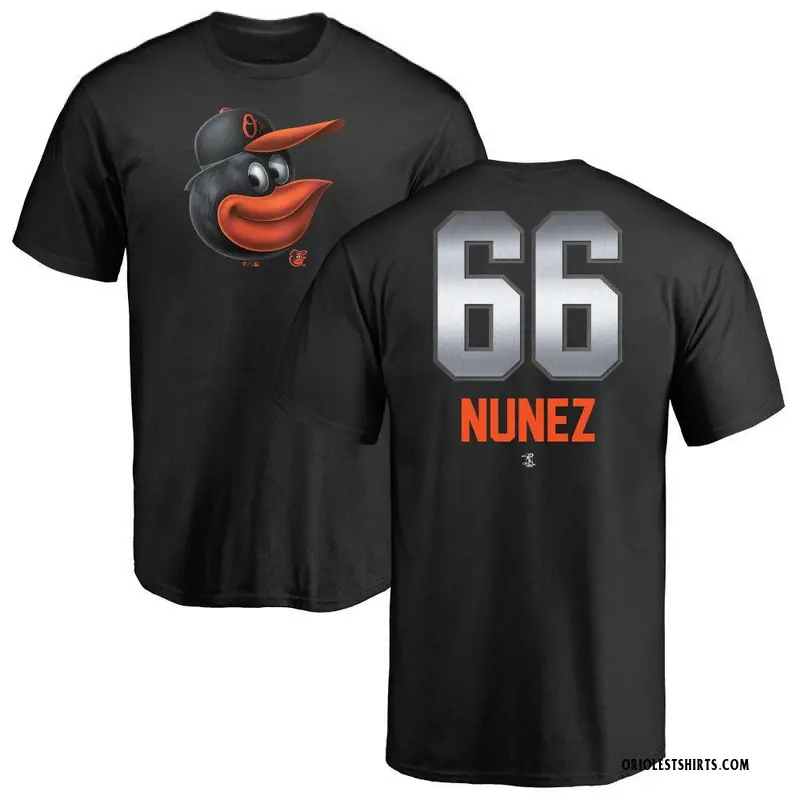 Youth Anthony Nunez Baltimore Orioles Midnight Mascot T-Shirt - Black