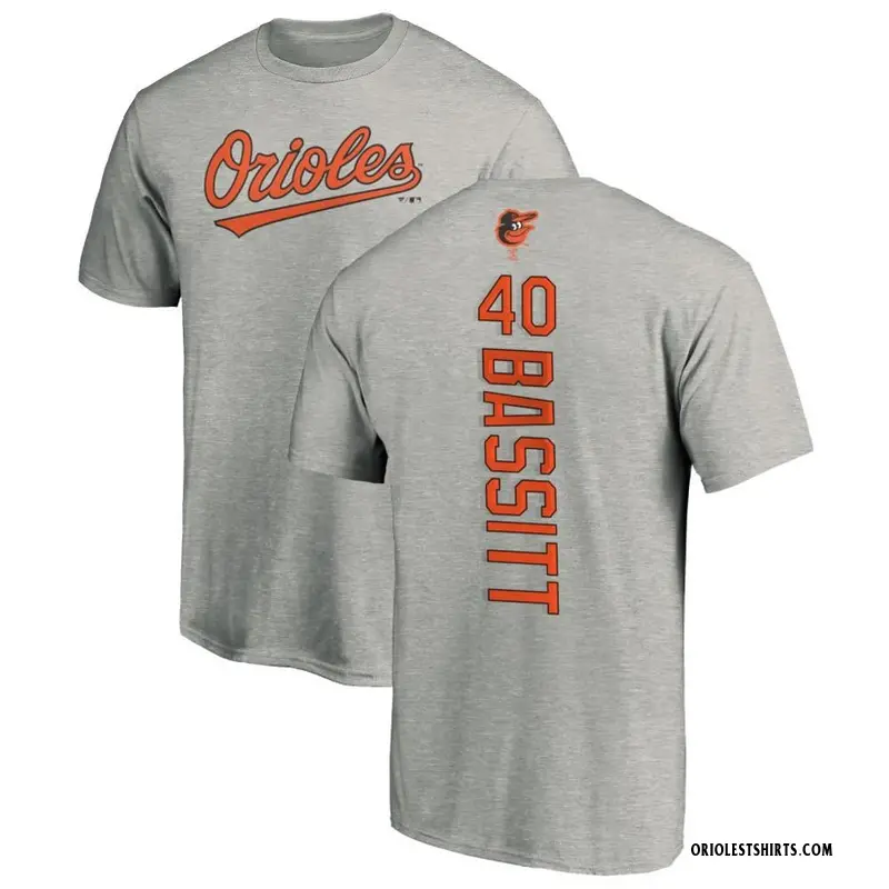 Youth Chris Bassitt Baltimore Orioles Backer T-Shirt - Ash