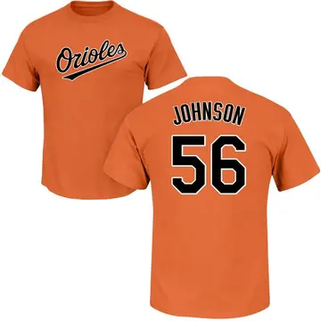 Youth Daniel Johnson Baltimore Orioles Roster Name & Number T-Shirt - Orange