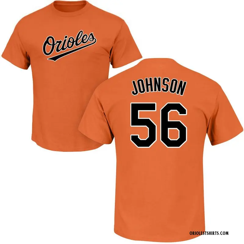 Youth Daniel Johnson Baltimore Orioles Roster Name & Number T-Shirt - Orange