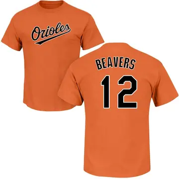 Youth Dylan Beavers Baltimore Orioles Roster Name & Number T-Shirt - Orange