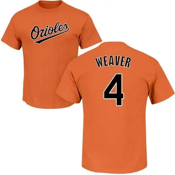 Youth Earl Weaver Baltimore Orioles Roster Name & Number T-Shirt - Orange