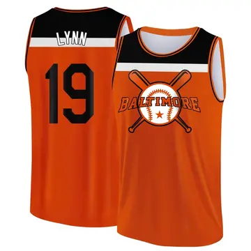 Youth Fred Lynn Baltimore Orioles Orange/Black Baseball Legend Tank Top