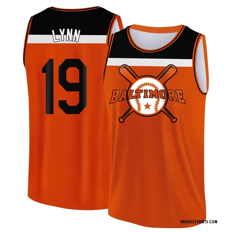 Youth Fred Lynn Baltimore Orioles Orange/Black Baseball Legend Tank Top