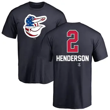 Youth Gunnar Henderson Baltimore Orioles Name and Number Banner Wave T-Shirt - Navy