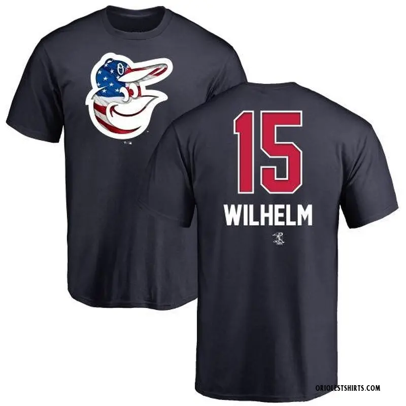 Youth Hoyt Wilhelm Baltimore Orioles Name and Number Banner Wave T-Shirt - Navy