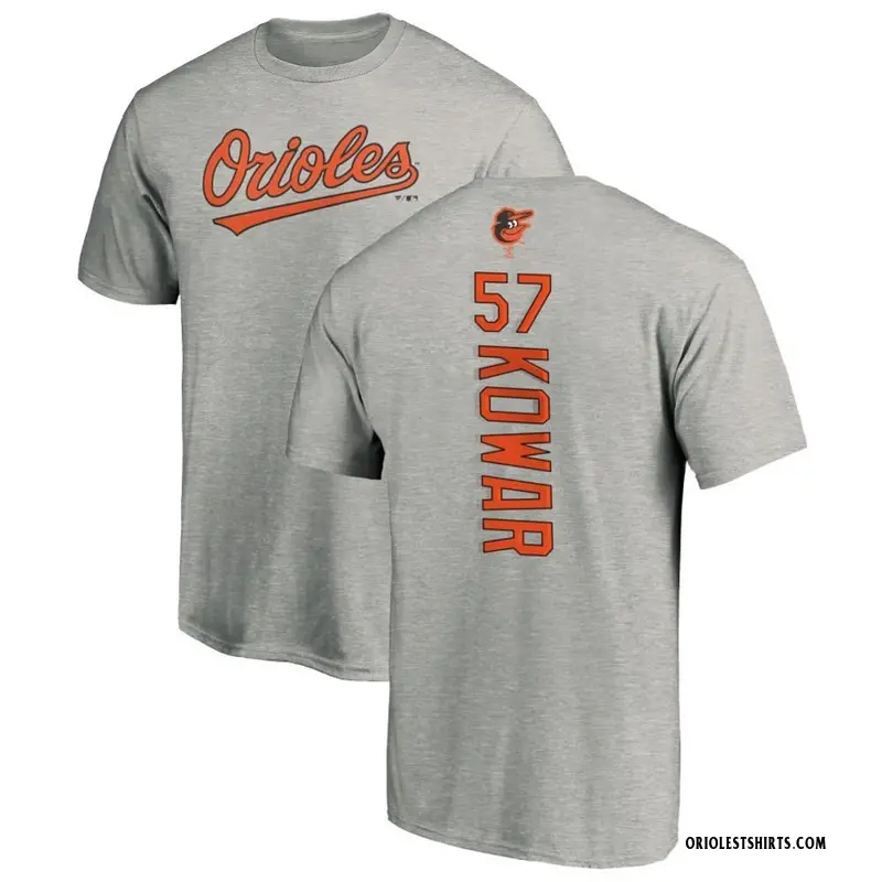 Youth Jackson Kowar Baltimore Orioles Backer T-Shirt - Ash