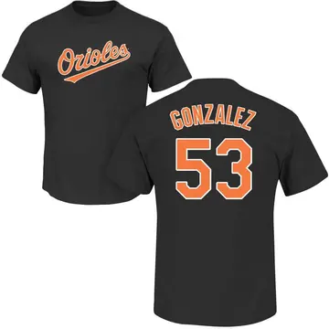 Youth Luis Gonzalez Baltimore Orioles Roster Name & Number T-Shirt - Black