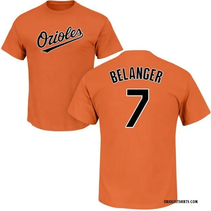 Youth Mark Belanger Baltimore Orioles Roster Name & Number T-Shirt - Orange