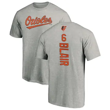 Youth Paul Blair Baltimore Orioles Backer T-Shirt - Ash
