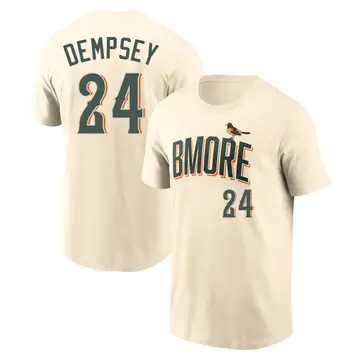 Youth Rick Dempsey Baltimore Orioles Cream 2026 City Connect Name & Number T-Shirt