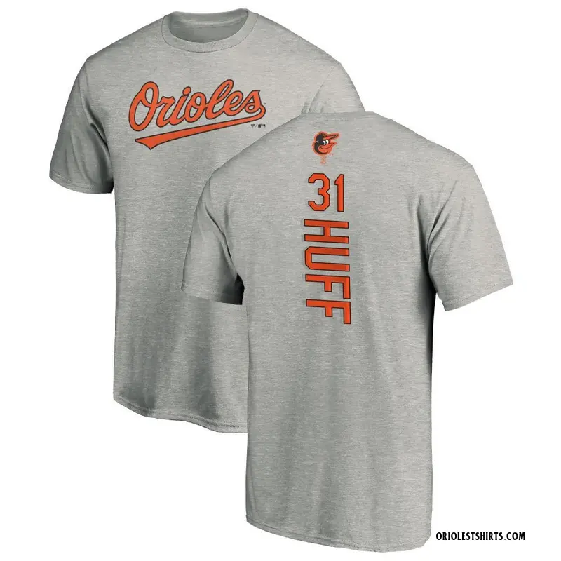Youth Sam Huff Baltimore Orioles Backer T-Shirt - Ash