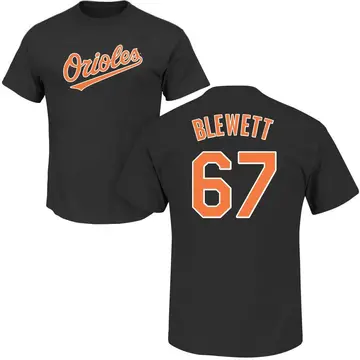 Youth Scott Blewett Baltimore Orioles Roster Name & Number T-Shirt - Black
