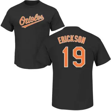 Youth Scott Erickson Baltimore Orioles Roster Name & Number T-Shirt - Black