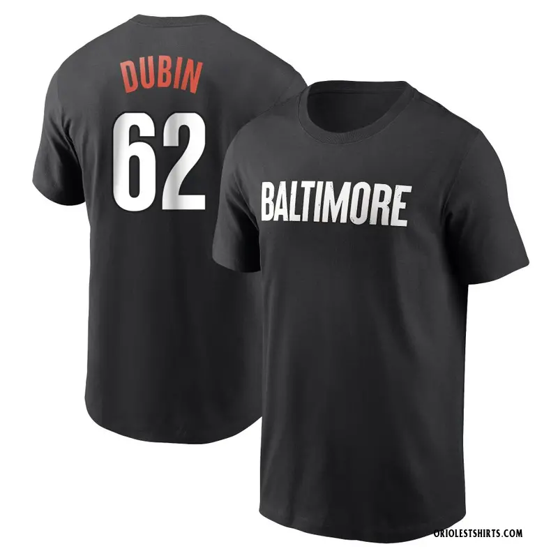 Youth Shawn Dubin Baltimore Orioles Black 2023 City Connect Name & Number T-Shirt